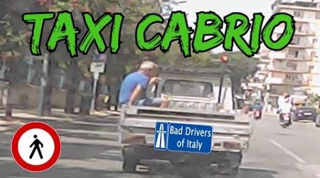 BAD DRIVERS OF ITALY dashcam compilation 11.21 - TAXI CABRIO