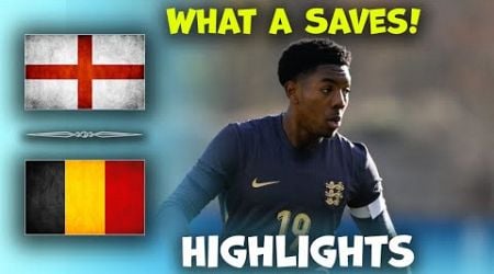 England u19 vs Belgium | u19 Euro Championship Qualifiers | Highlights 19-11-2024