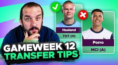 FPL TRANSFER TIPS | GAMEWEEK 12 | Fantasy Premier League Tips 2024/25