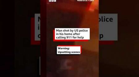 Man who called 911 for help killed by police in his home. #US #Police #BBCNews