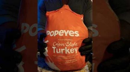 Popeyes Thanksgiving Turkey #shorts