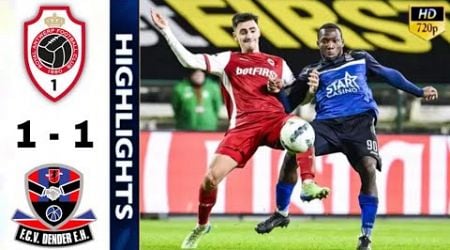 Royal Antwerp FC - FCV Dender EH 1-1 Highlights | Antwerpen - Dender | Jupiler Pro League 2024 D1A