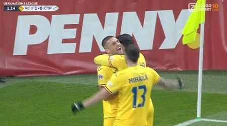 Daniel Birligea Goal UEFA Nations, Romania vs Cyprus (4-1), Goals Results And Extended highlights