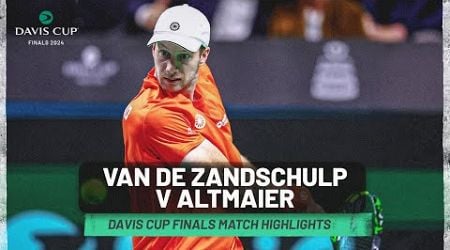 Botic Van De Zandschulp v Daniel Altmaier Highlights | Netherlands v Germany | Davis Cup Finals 2024