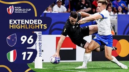 AWESOME All Blacks 14-try rout! | New Zealand v Italy | Rugby World Cup 2023 Extended Highlights