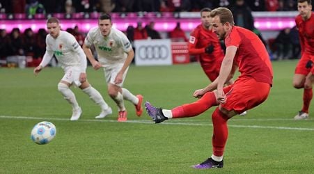 Kane treble, with two penalties, gives Bayern 3-0 win over Augsburg