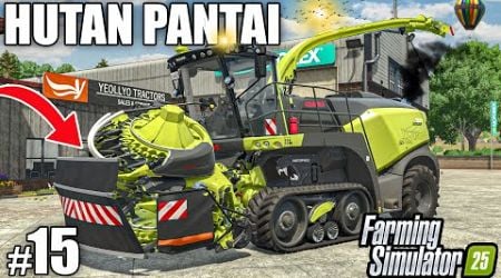 Cutting MAIZE SILAGE w/ THE BIGGEST HARVESTER in FS25 | Farming Simulator 25 - HUTAN PANTAI | Ep 15