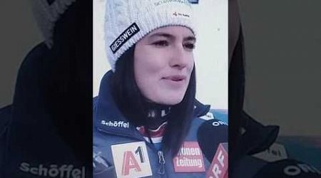 Katharina Huver Interview Slalom Gurgl 2024