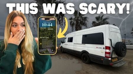 We got a DANGER TO LIFE text message! | Van Life Spain