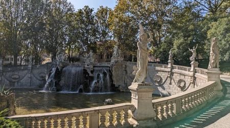 Fontana dei Dodici Mesi in Turin, Italy