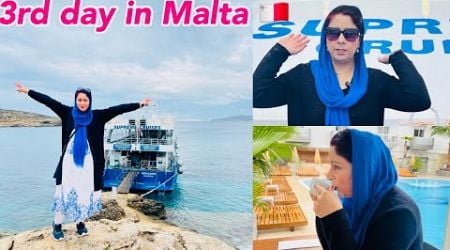 Our Third Day In Malta | Cruise Ship Tour In | Memories Of Mangala Dem Mirpur| How We Spend Last Day