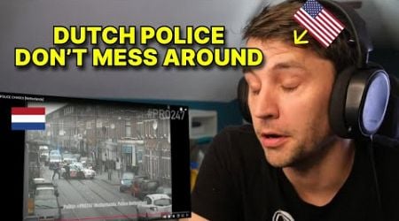 American reacts to Netherlands Police Chase