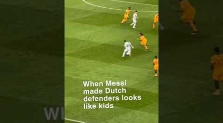 When Messi fooled Netherlands defenders #football #ronaldo #messi #soccerplayer #athlete #ederson