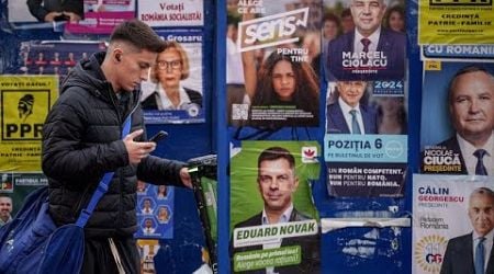 Romanians overseas begin casting ballots ahead of Sunday&#39;s presidential election