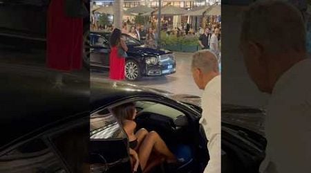 STUNNING SEXY LADY IN FERRARI ROMA #monaco #supercars #shorts #viral #trending #video #fyp #foryou