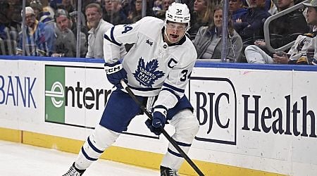 Maple Leafs' Matthews says Wednesday return possible after visiting doctor in Germany