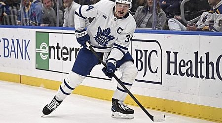 Maple Leafs' Matthews says Wednesday return possible after visiting doctor in Germany