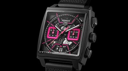 TAG Heuer Monaco Chronograph Skeleton Pink Watch