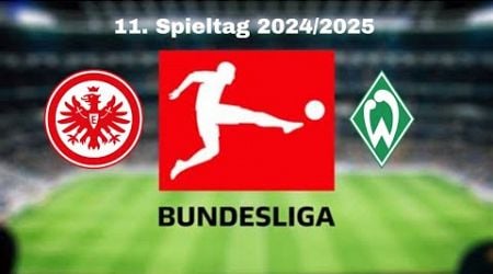 Bundesliga 2024/2025: Eintracht Frankfurt - SV Werder Bremen | 11. Spieltag | EA SPORTS FC 25