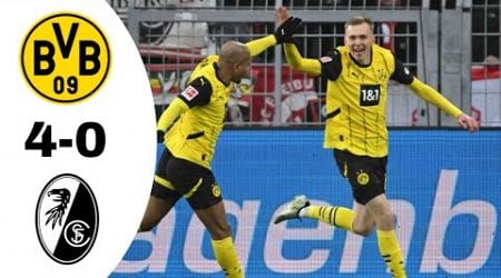 Borussia Dortmund 4-0 SC Freiburg Highlights | Bundesliga 2024/2025