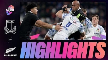 HIGHLIGHTS | ITALY V NEW ZEALAND | AUTUMN NATIONs SERIES