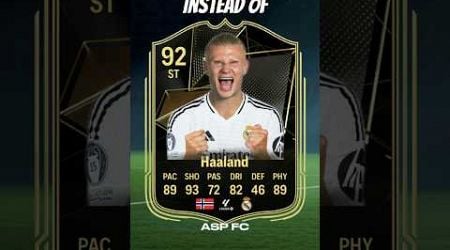 What if Real Madrid signed Haaland instead of Mbappe? FC 25