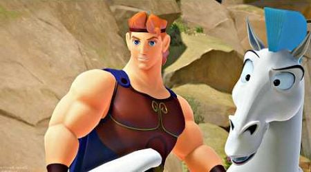 HERCULES All Cutscenes / Game Movie Kingdom Hearts 3 Olympus (PS5 Pro) 4K 60FPS