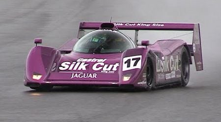 The legendary 1992 Jaguar XJR-14 11.000rpm Cosworth engine sound | feat XJR-15 &amp; XJR-12 V12 racecars