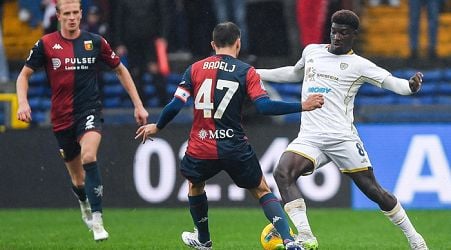 Soccer: Genoa draw with Cagliari in first match under Vieira