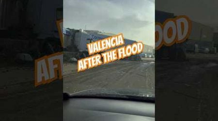 Industrial zone after the flood in Valencia #valencia #Spain #trucking #lkw #camion #tsunami #sad