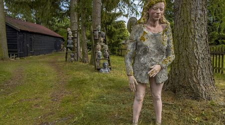 Artist Adam Szubski Created Fascinating Sculptures Of The Residents of Zgon Village in Poland