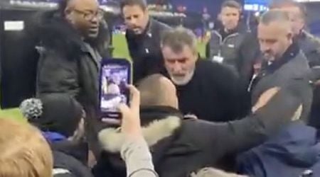 WATCH: Roy Keane involved in row with Ipswich fan after Man Utd draw