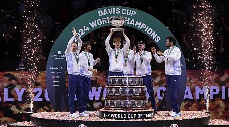 Jannik Sinner leads Italy past the Netherlands for second consecutive Davis Cup title