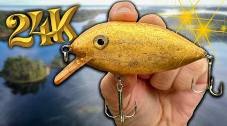 FISHING WITH 24k GOLD LURE - MOST EXPENSIVE LURE IN SWEDEN?