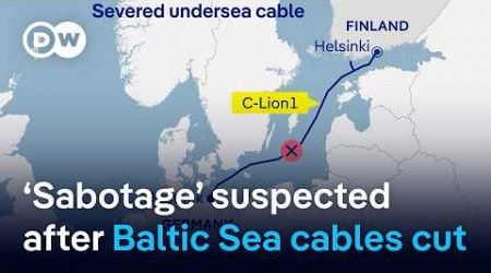 Baltic Sea data cable damaged: Germany assumes sabotage | DW News