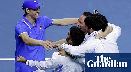 Jannik Sinner tops off dream year by leading Italy to defence of Davis Cup