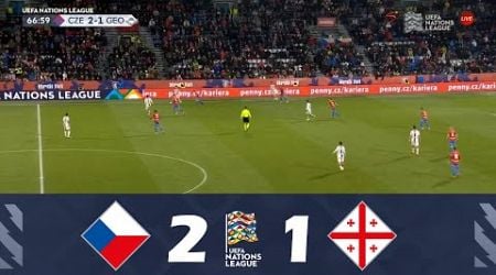 Czech Republic vs. Georgia [2-1] | UEFA Nations League 2024/25 | Match Highlights!