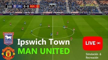 Ipswich Town 1-1 Manchester United HIGHLIGHTS Premier League 24/25 | Video Game Simulation