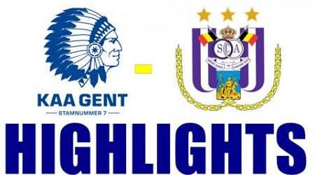 RSC Anderlecht vs KAA Gent 6-0 Highlights | Pro League 2024/25