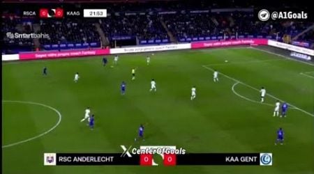 Matiss Riits Goal GOAL | Anderlecht 1-0 KAA Gent | Rits