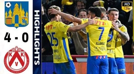 KVC Westerlo vs KV Kortrijk 4-0 Highlights | Westerlo - Courtrai | Jupiler Pro League 2024 D1A