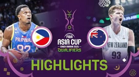 Gilas Pilipinas end drought vs. New Zealand | Highlights | FIBA Asia Cup 2025 Qualifiers