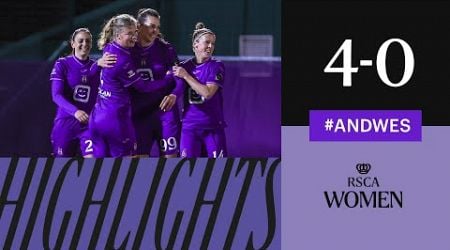 HIGHLIGHTS: RSCA Women - KVC Westerlo | 2024-2025