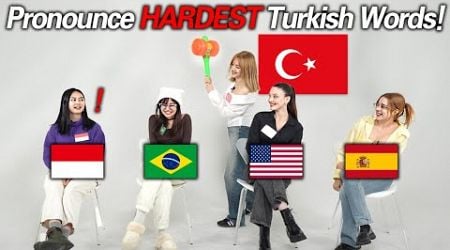 People Try To Pronounce The HARDEST Words In TURKISH! l Indonesia, USA, Brazil, Spain, Turkey