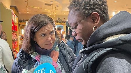 Mary Lou McDonald canvasses in the capital as polling day approaches