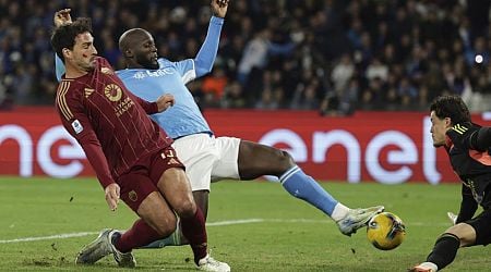 Lukaku scores against his former club as Napoli beat Roma 1-0 to reclaim Serie A lead