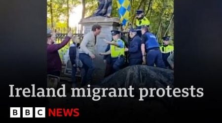 Ireland toughens response to mass migration as communities voice concerns | BBC News