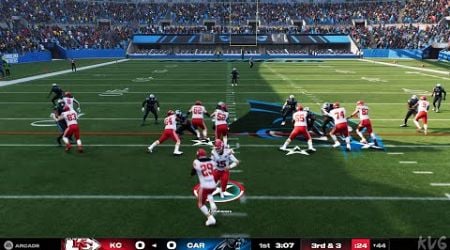 Madden NFL 25 - Kansas City Chiefs vs Carolina Panthers - Gameplay (PS5 UHD) [4K60FPS]