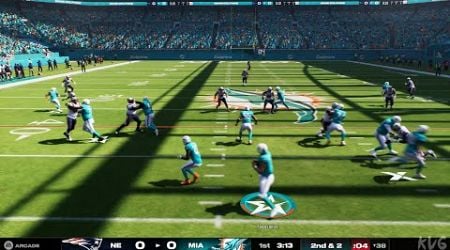 Madden NFL 25 - New England Patriots vs Miami Dolphins - Gameplay (PS5 UHD) [4K60FPS]