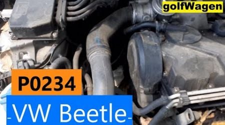 P0234 VW Beetle 1.9 TDI turbo pressure control valve replacement